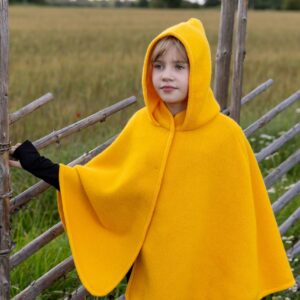 Laste villane poncho