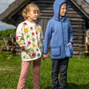 Laste villane kootud jakk MUMMUKAS