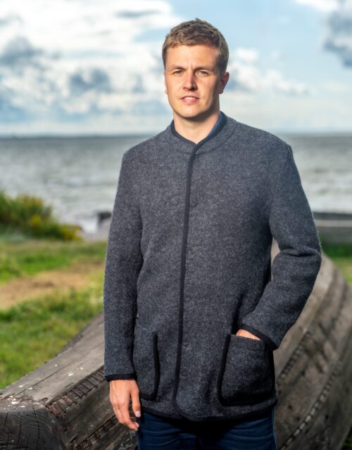 Meeste villane kootud jakk MUMMUKAS