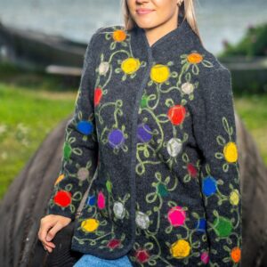 Naiste villane kootud jakk MUMMUKAS