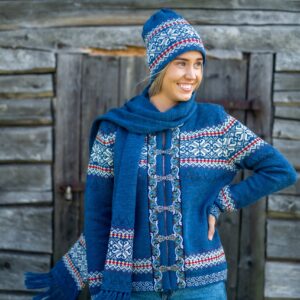 Naiste villane kampsun NORTHLAND (sinine)