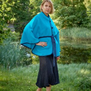 Naiste villane poncho ANGELA erksinine